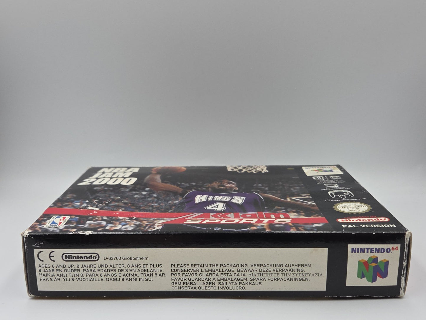 N64 Nintendo 64 Spiel NBA Jam 2000 mit OVP und Anleitung EUR