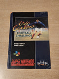 SNES Super Nintendo Eric Cantona Football Challenge Instruction Booklet FAH