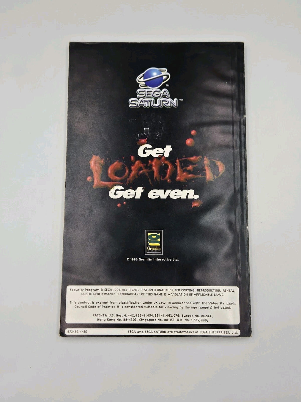 Sega Saturn Spiel Loaded mit OVP und Anleitung  Multilingual