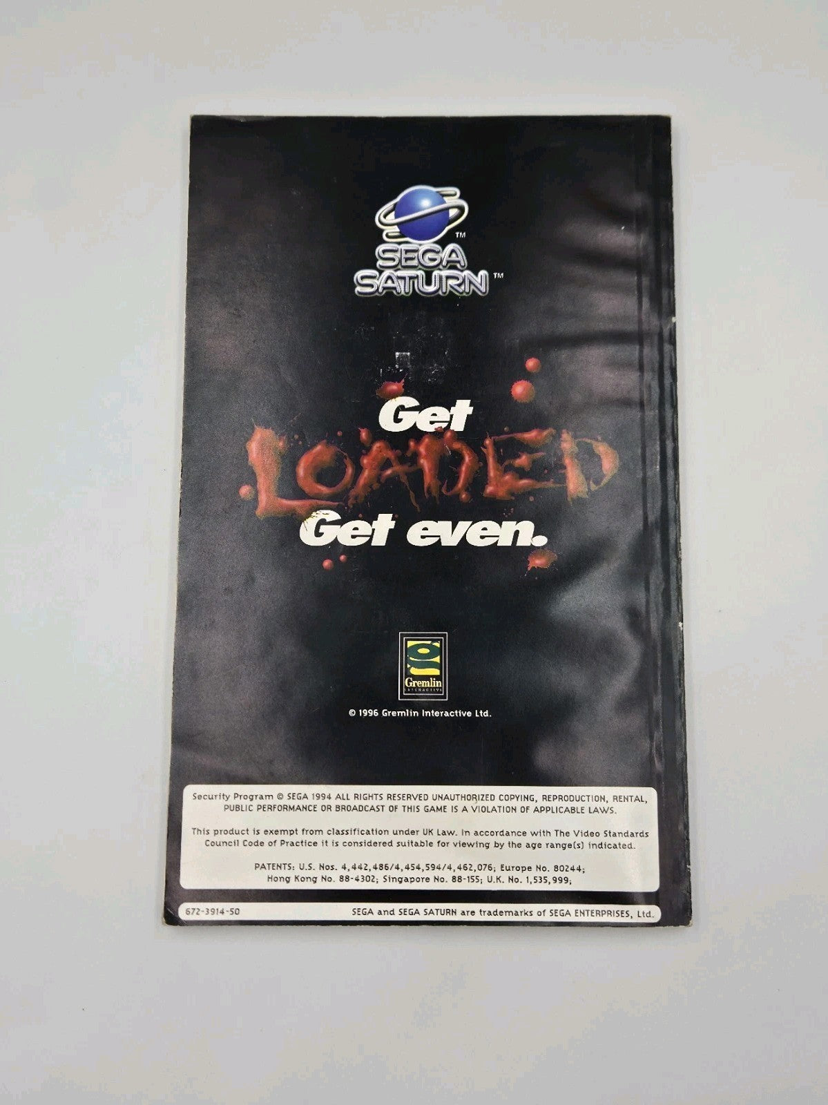 Sega Saturn Spiel Loaded mit OVP und Anleitung  Multilingual