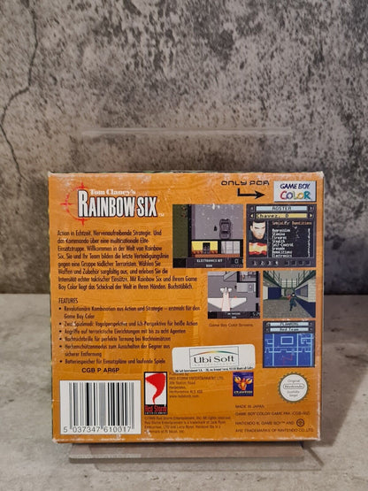 Nintendo Game Boy Color Spiel Tom Clancy's Rainbow Six mit OVP und Anleitung NOE - T-Retro-Games 