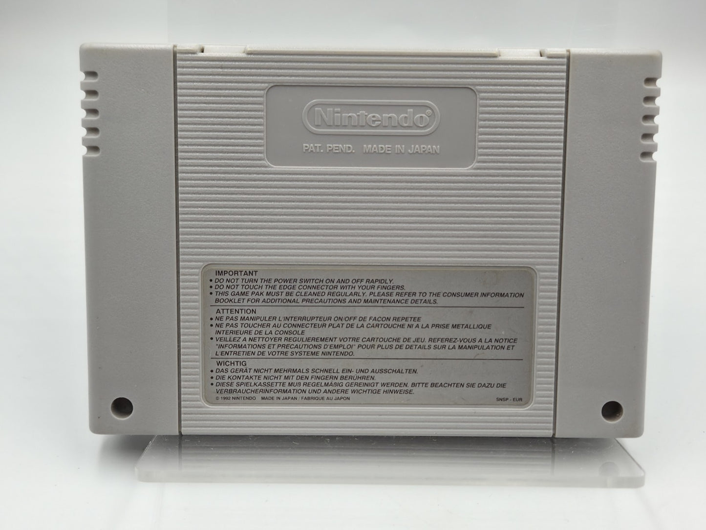 SNES Super Nintendo Super Dropzone Modul EUR
