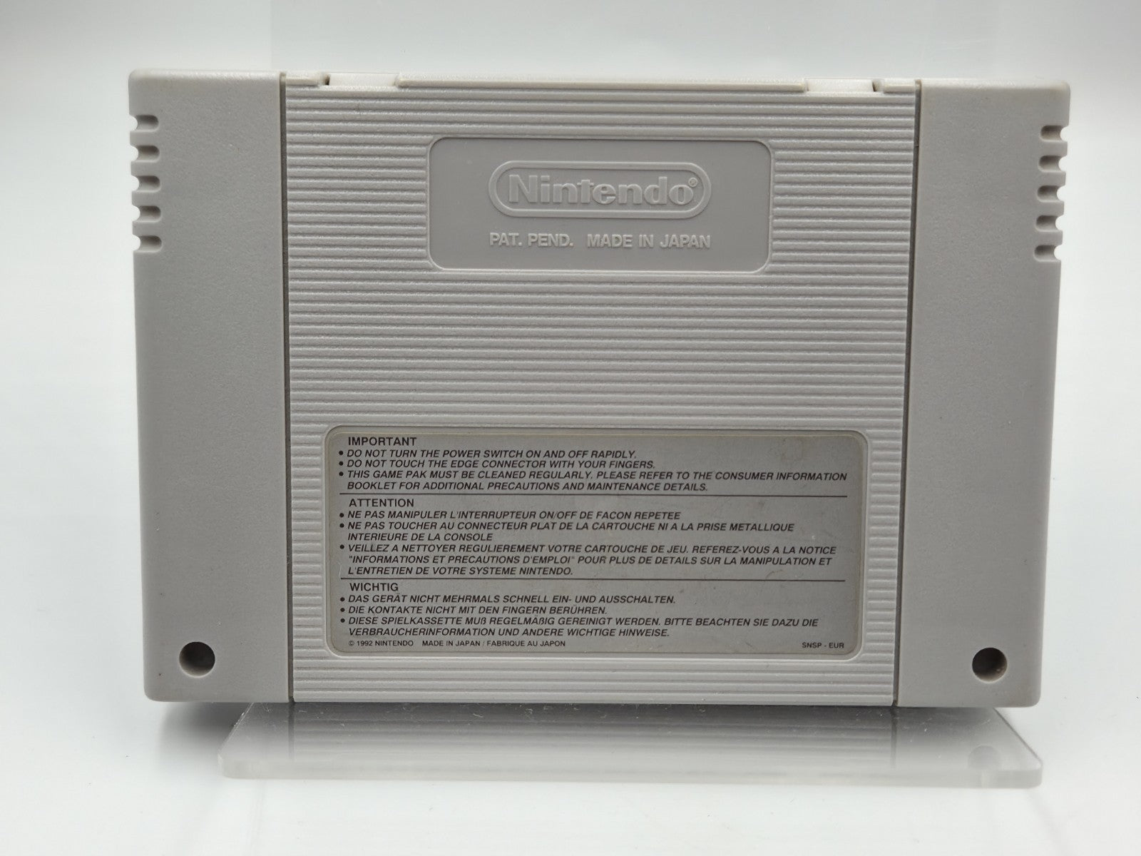 SNES Super Nintendo Super Dropzone Modul EUR