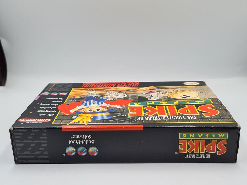 SNES Super Nintendo The Twisted Tales of Spike Mcfang + OVP + Anleitung NTSC-USA - T-Retro-Games 