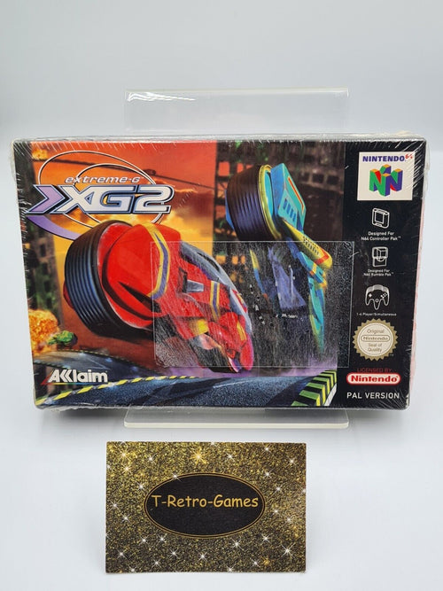 N64 Nintendo 64 extreme-G XG2 Sealed NEW NEU EUR - T-Retro-Games 