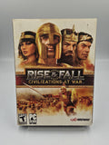 PC-CD Rom Spiel Rise & Fall Civilizations at War Pappschuber USA 4 Discs