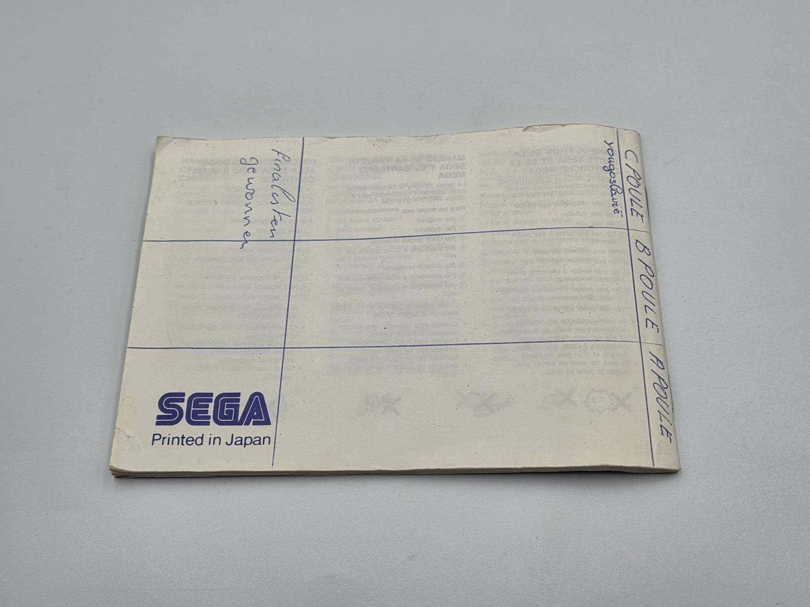 Sega Master System Slap Shot mit OVP und Anleitung Multi Language 
