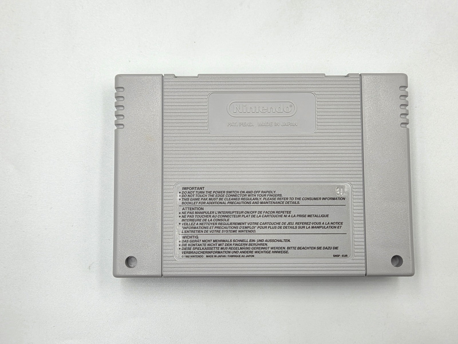 SNES Super Nintendo The Incredible Hulk mit OVP und Anleitung EUR