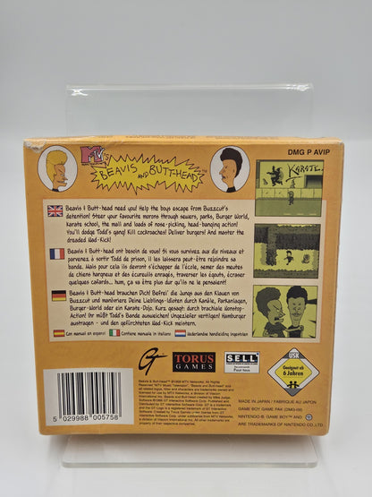 Nintendo Game Boy Classic Spiel Beavis and Butt-Head mit OVP und Anleitung EUR