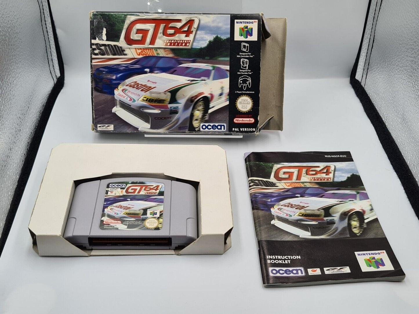 N64 Nintendo 64 GT64 Championship Edition mit OVP und Anleitung EUR - T-Retro-Games 