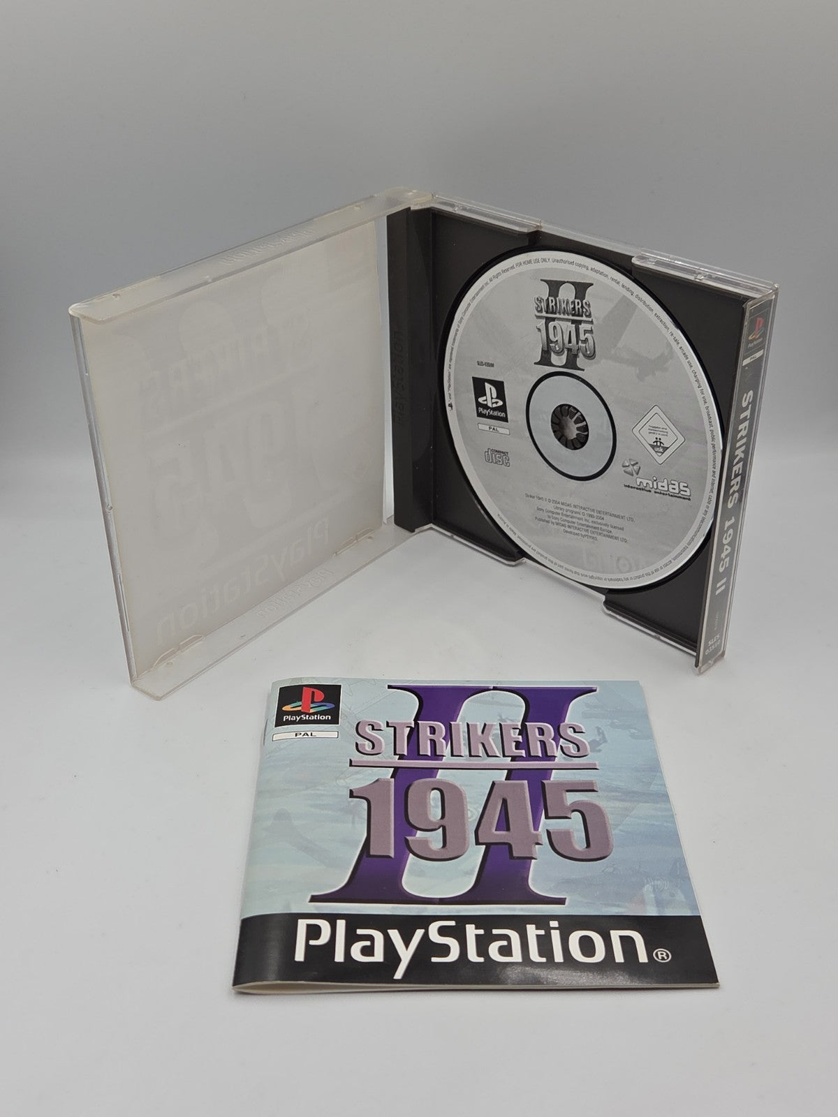 PS1 Playstation 1 Spiel Strikers 1945 II mit OVP und Anleitung Deutsch