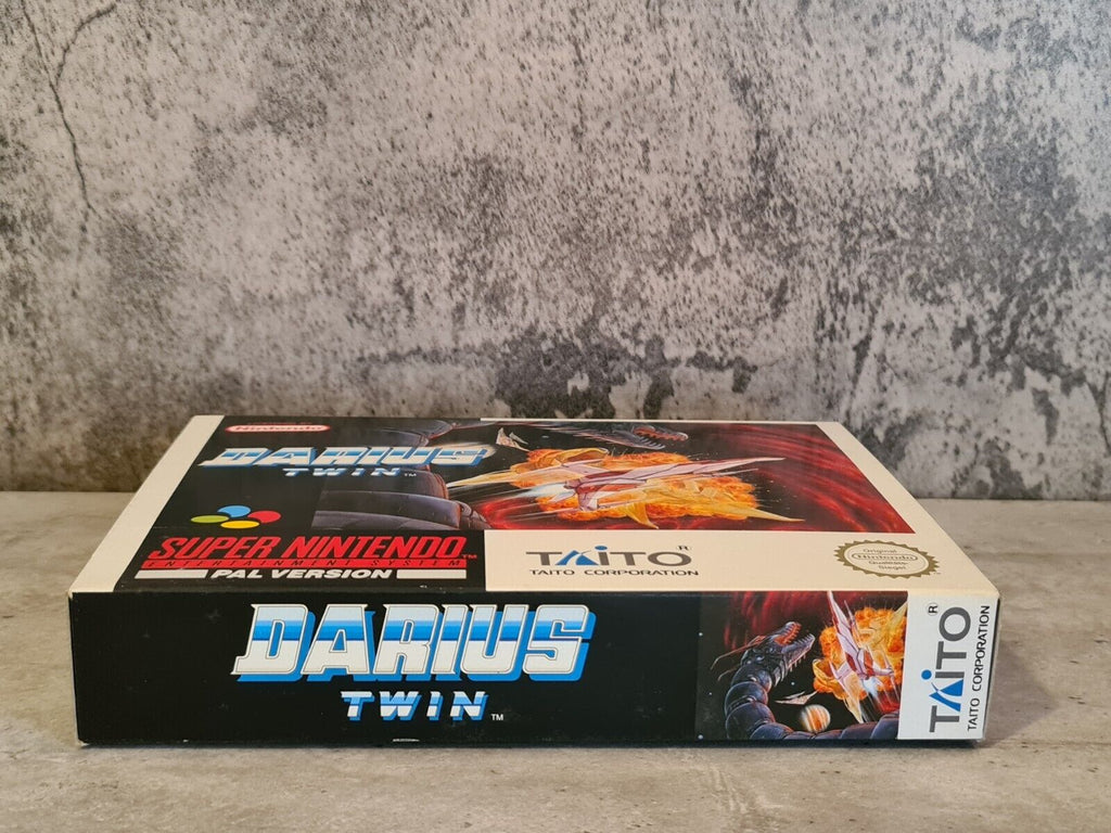 SNES Super Nintendo Darius Twin mit OVP und Anleitung NOE - T-Retro-Games 