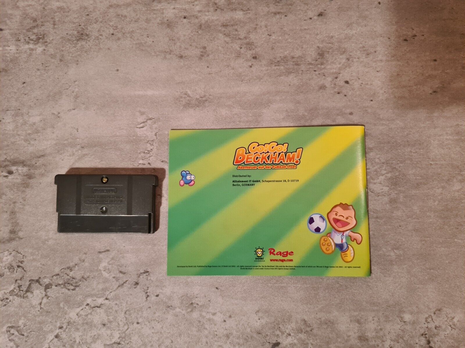 Nintendo Gameboy Advance Go!Go! Beckham! mit OVP und Anleitung NOE - T-Retro-Games 
