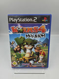 PS2 Playstation 2 Spiel Worms 4 Mayhem mit OVP und Anleitung Deutsch