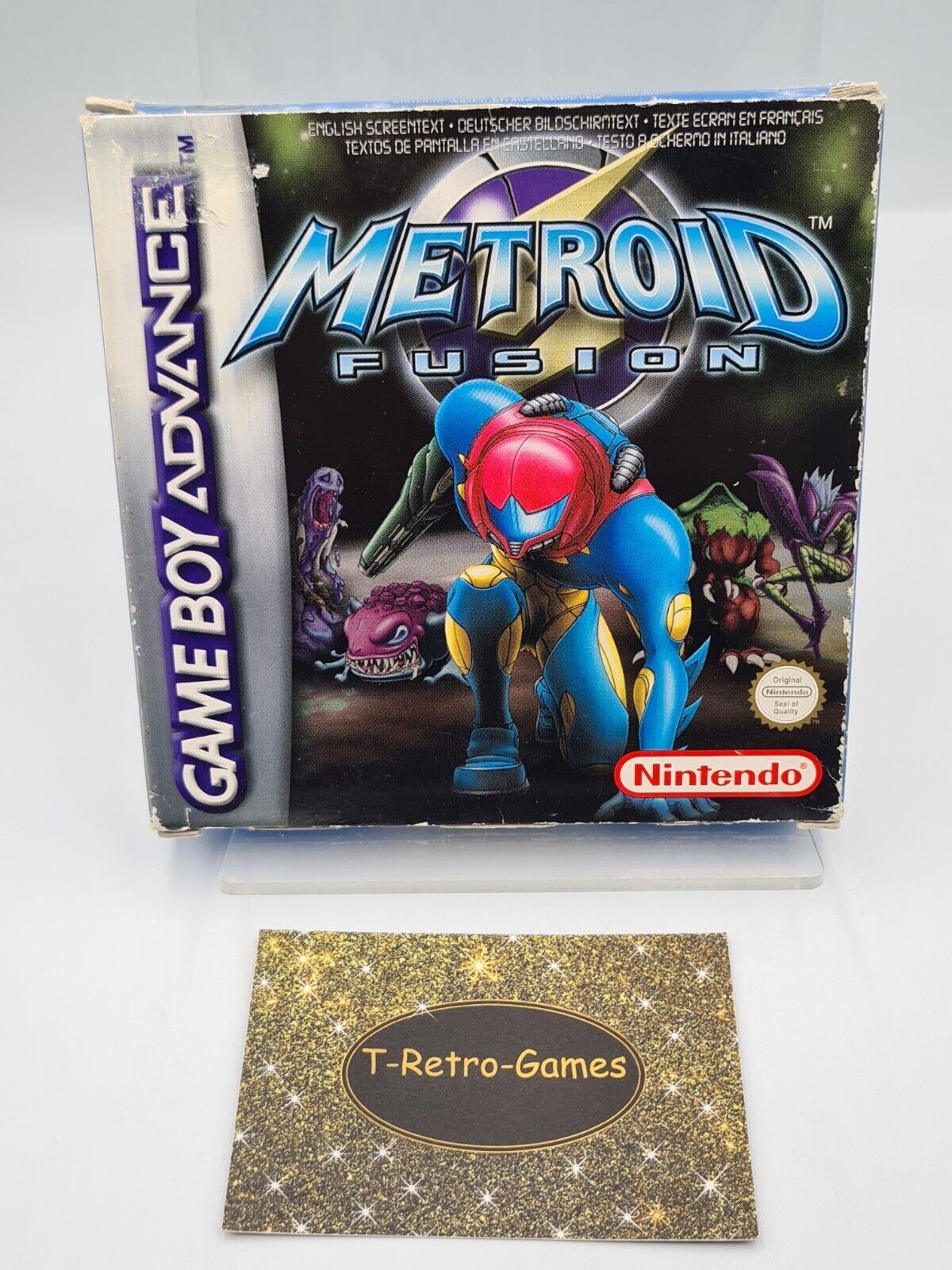 Nintendo Game Boy Advance Metroid Fusion mit OVP und Anleitung EUR - T-Retro-Games 