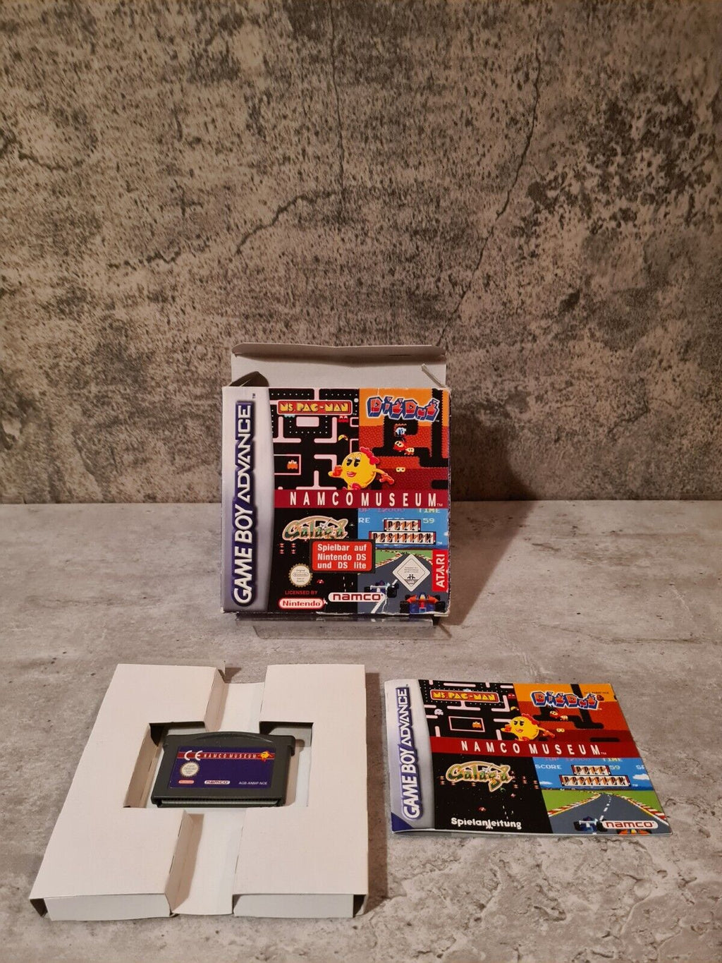 Nintendo Gameboy Advance Namco Museum mit OVP und Anleitung NOE - T-Retro-Games 
