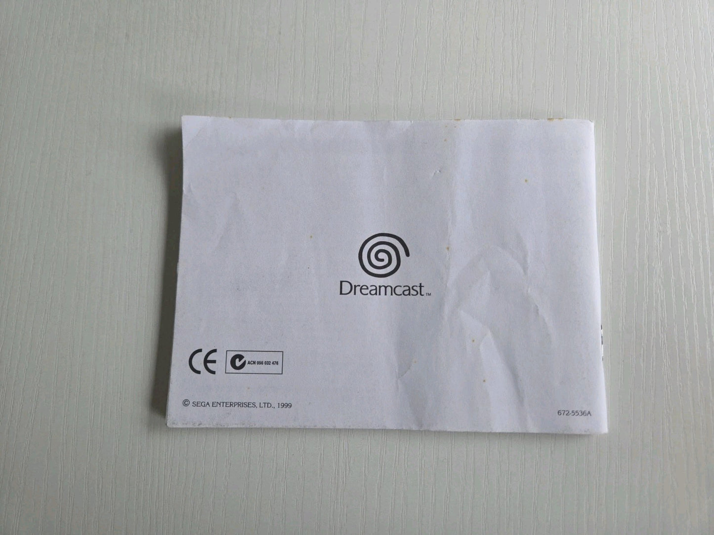 Sega Dreamcast Visual Memory Spielanleitung Instruction Booklet 