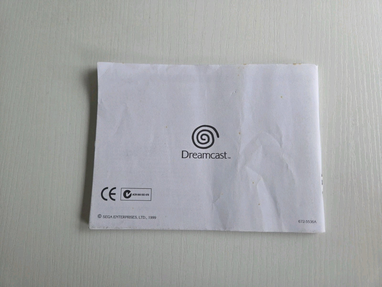 Sega Dreamcast Visual Memory Spielanleitung Instruction Booklet 