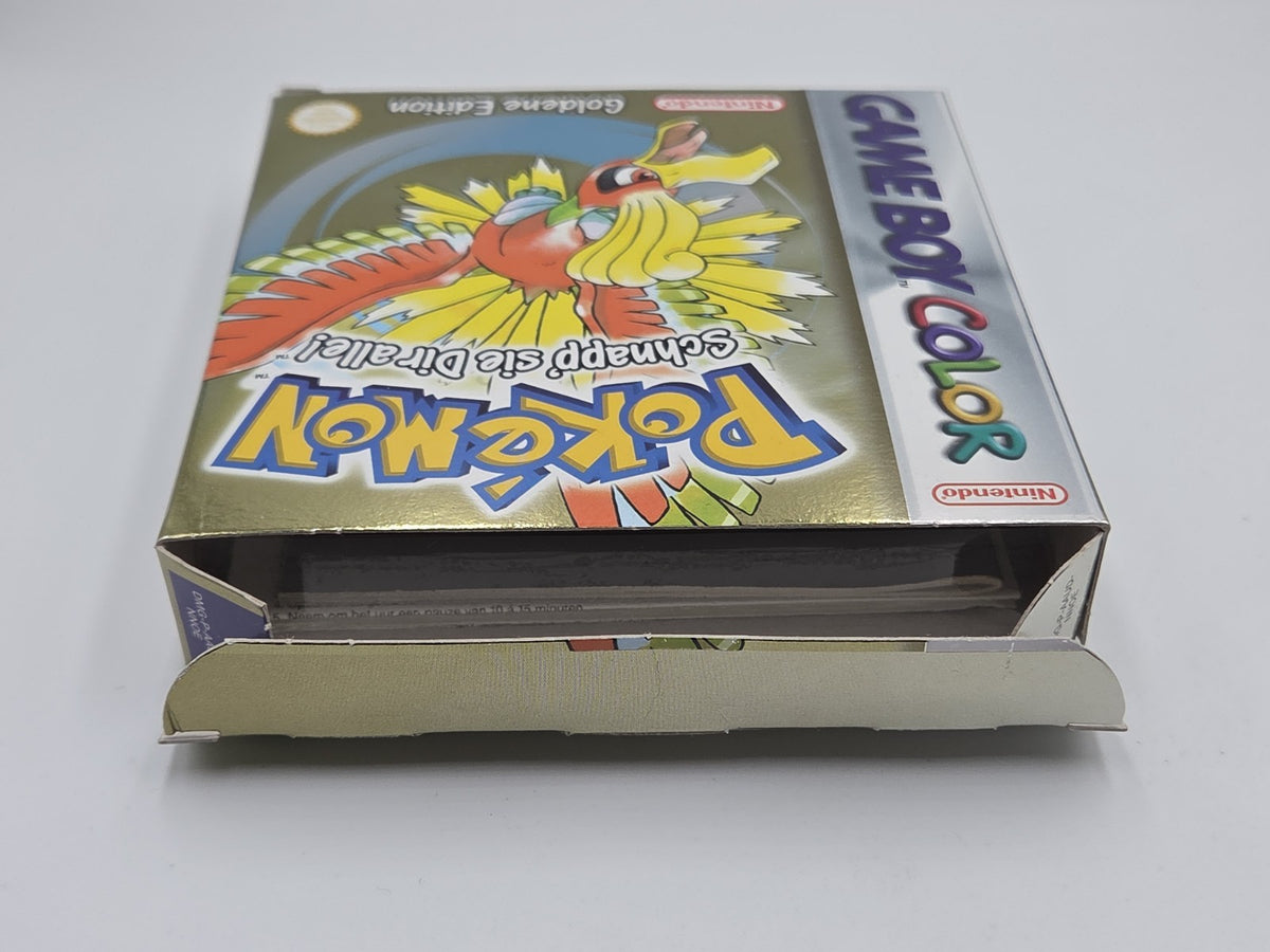 Nintendo Game Boy Color Spiel Pokemon Goldene Edition mit OVP und Anleitung NOE