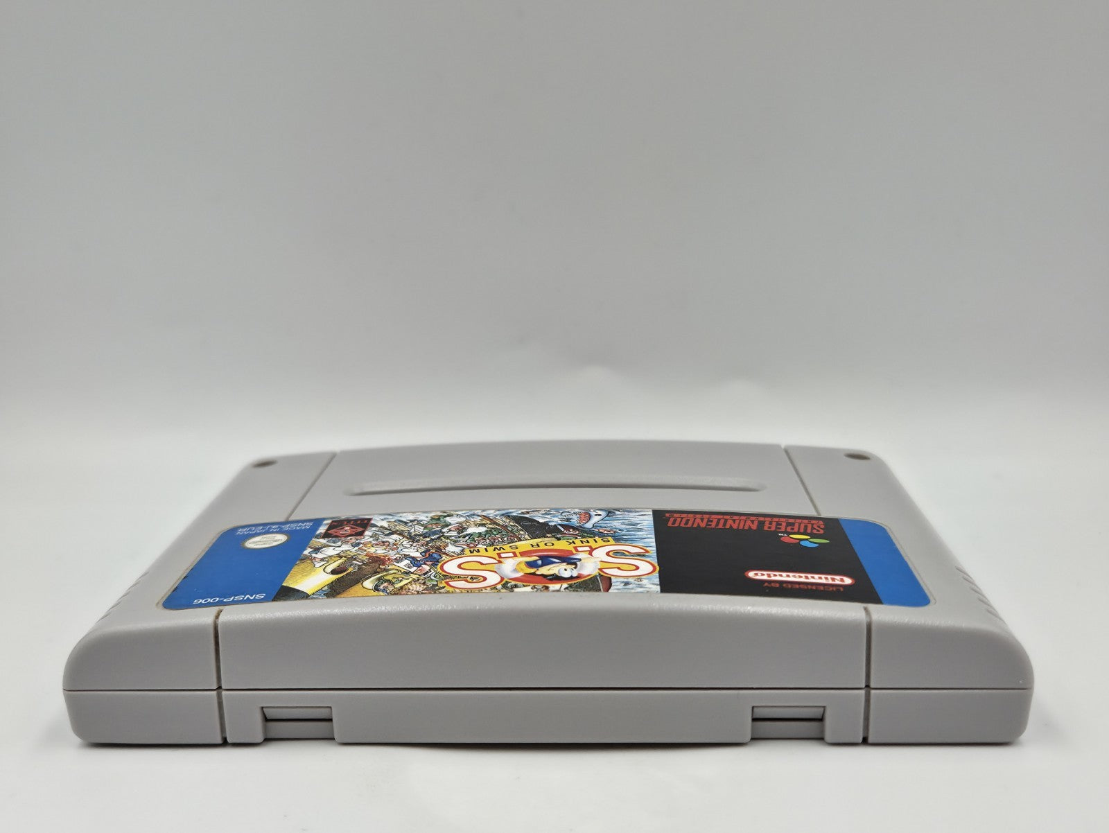 SNES Super Nintendo S.O.S. Sink or Swim Modul EUR