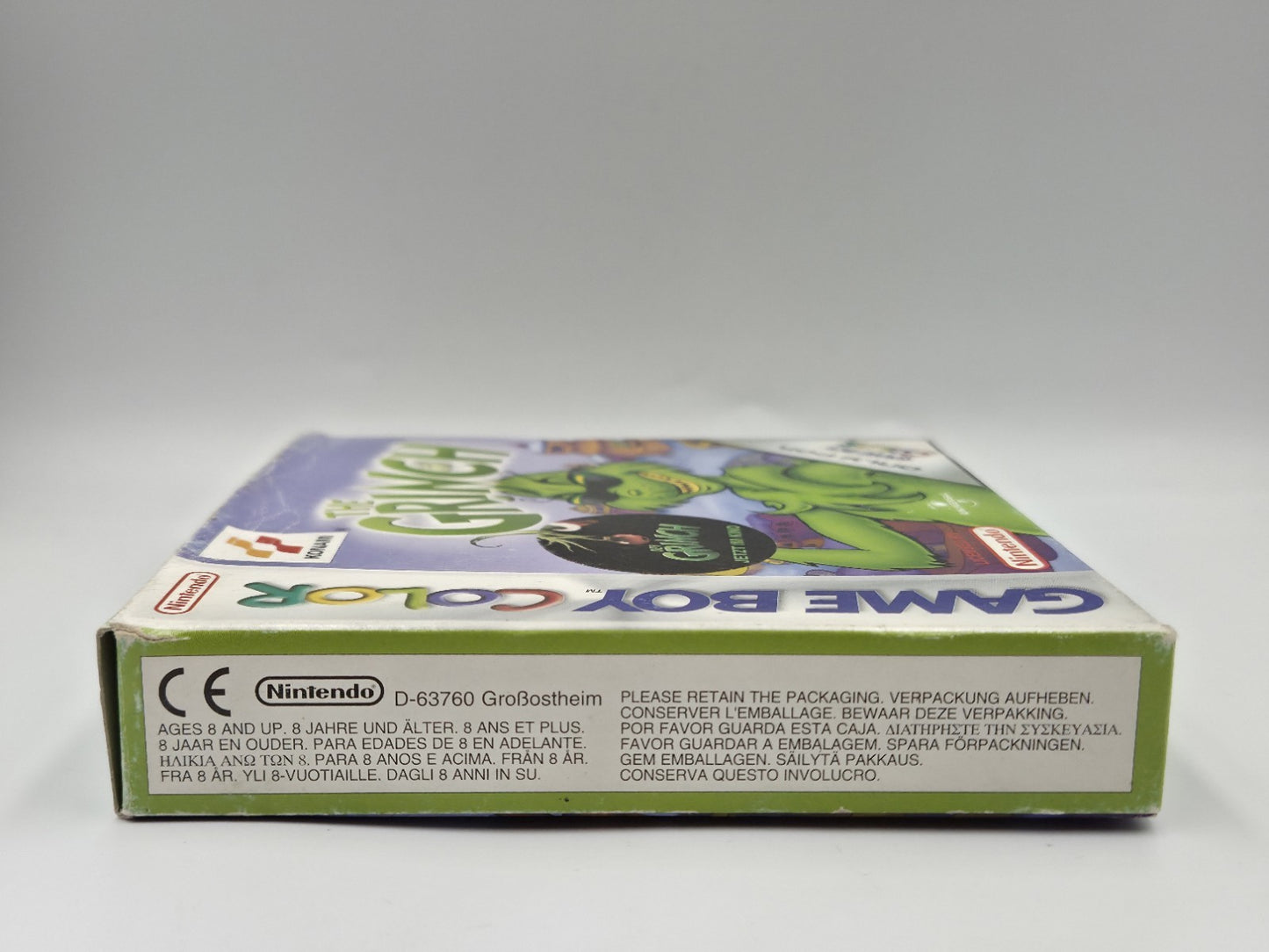 Nintendo Game Boy Color The Grinch mit OVP und Anleitung EUR