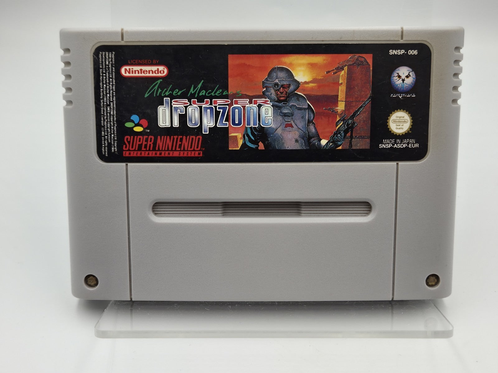 SNES Super Nintendo Super Dropzone Modul EUR