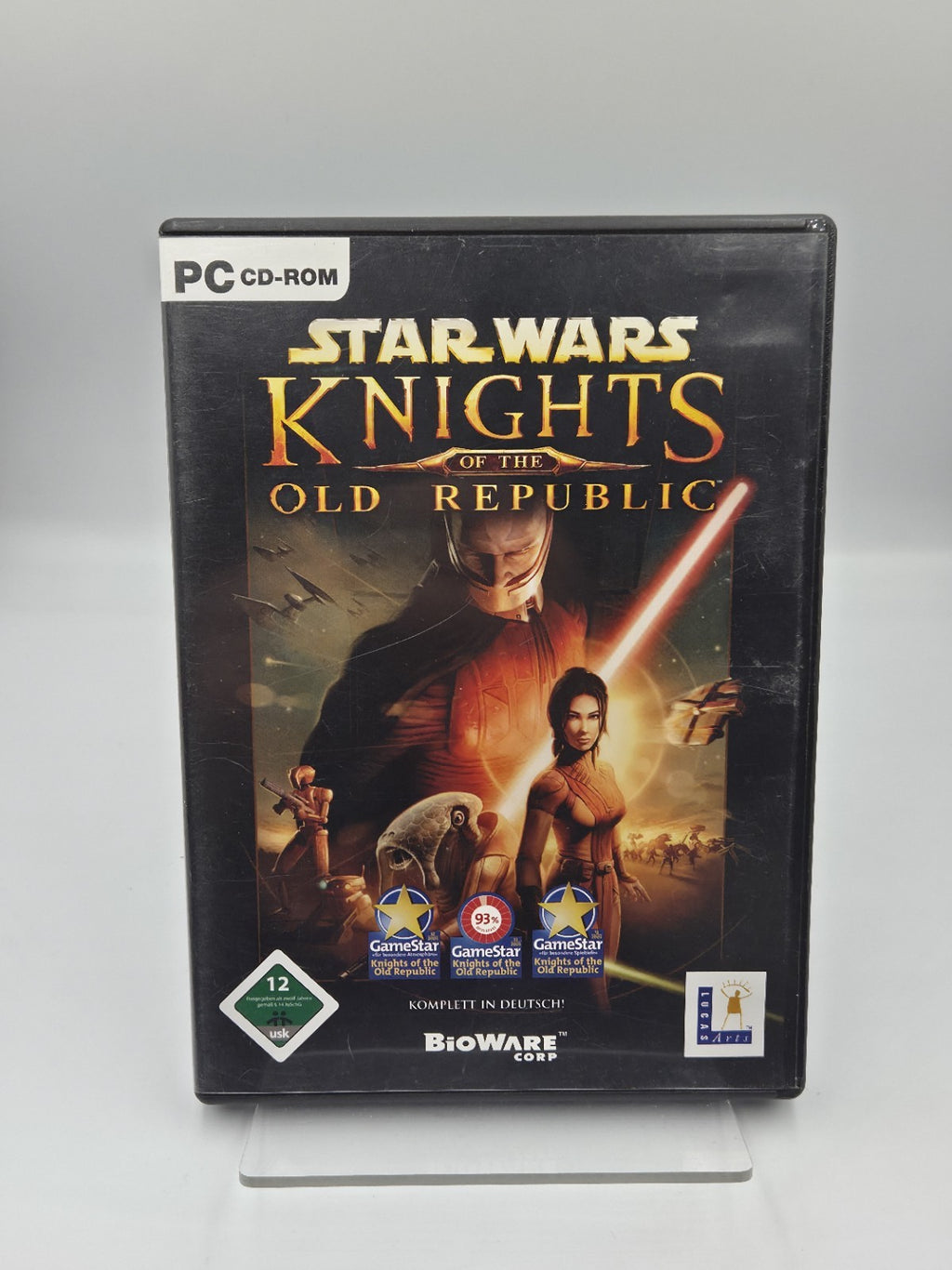 PC-CD Rom Spiel Star Wars Knights of The Old Republic mit OVP 4 CDS