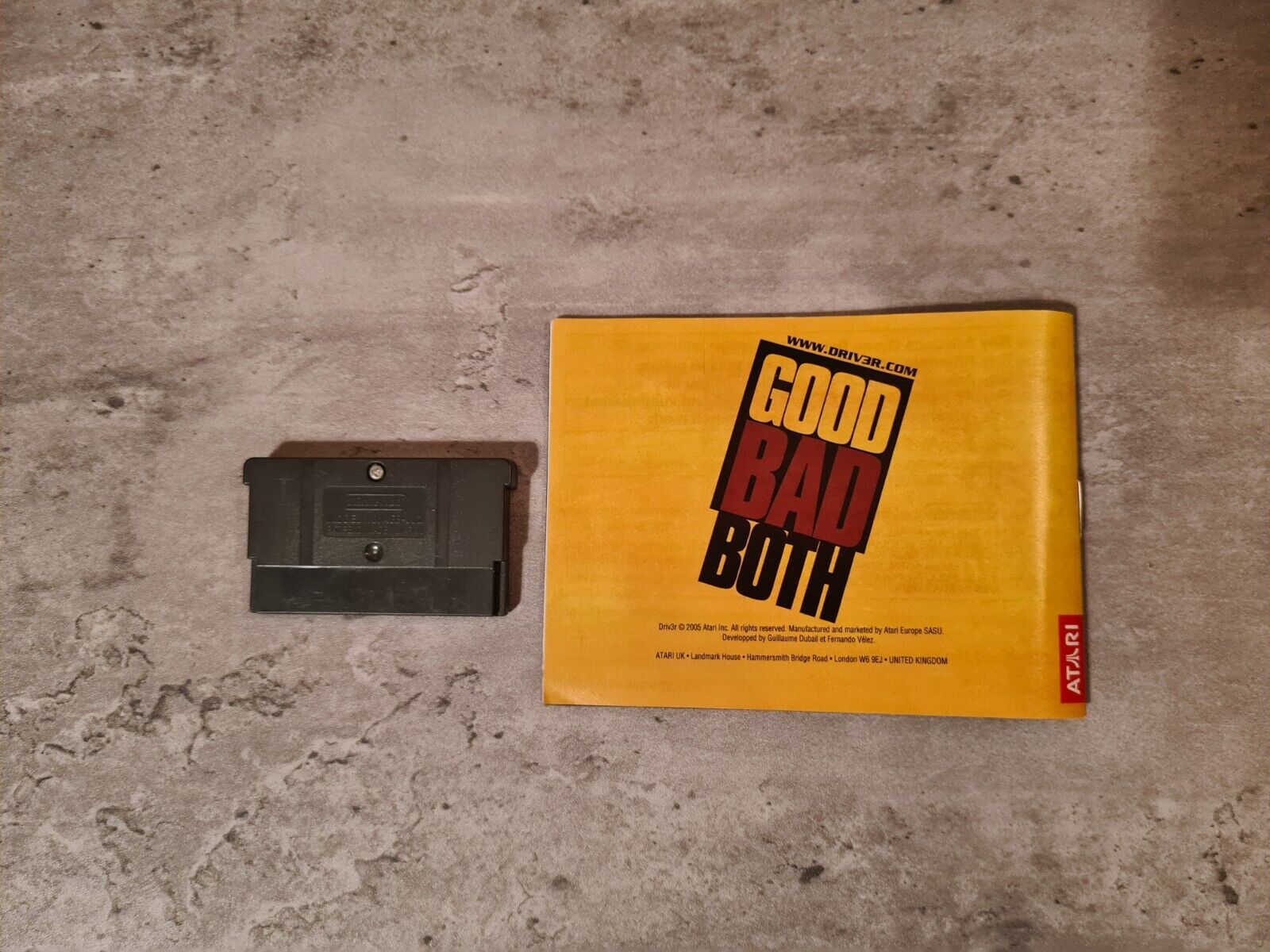 Nintendo Gameboy Advance Driv3r mit OVP und Anleitung EUR - T-Retro-Games 