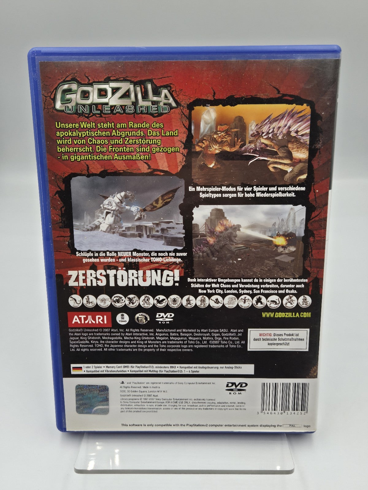 PS2 Playstation 2 Godzilla Unleashed mit OVP und Anleitung Deutsch