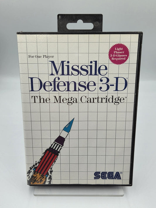 Sega Master System Missile Defense 3-D mit OVP und Anleitung Multilingual 