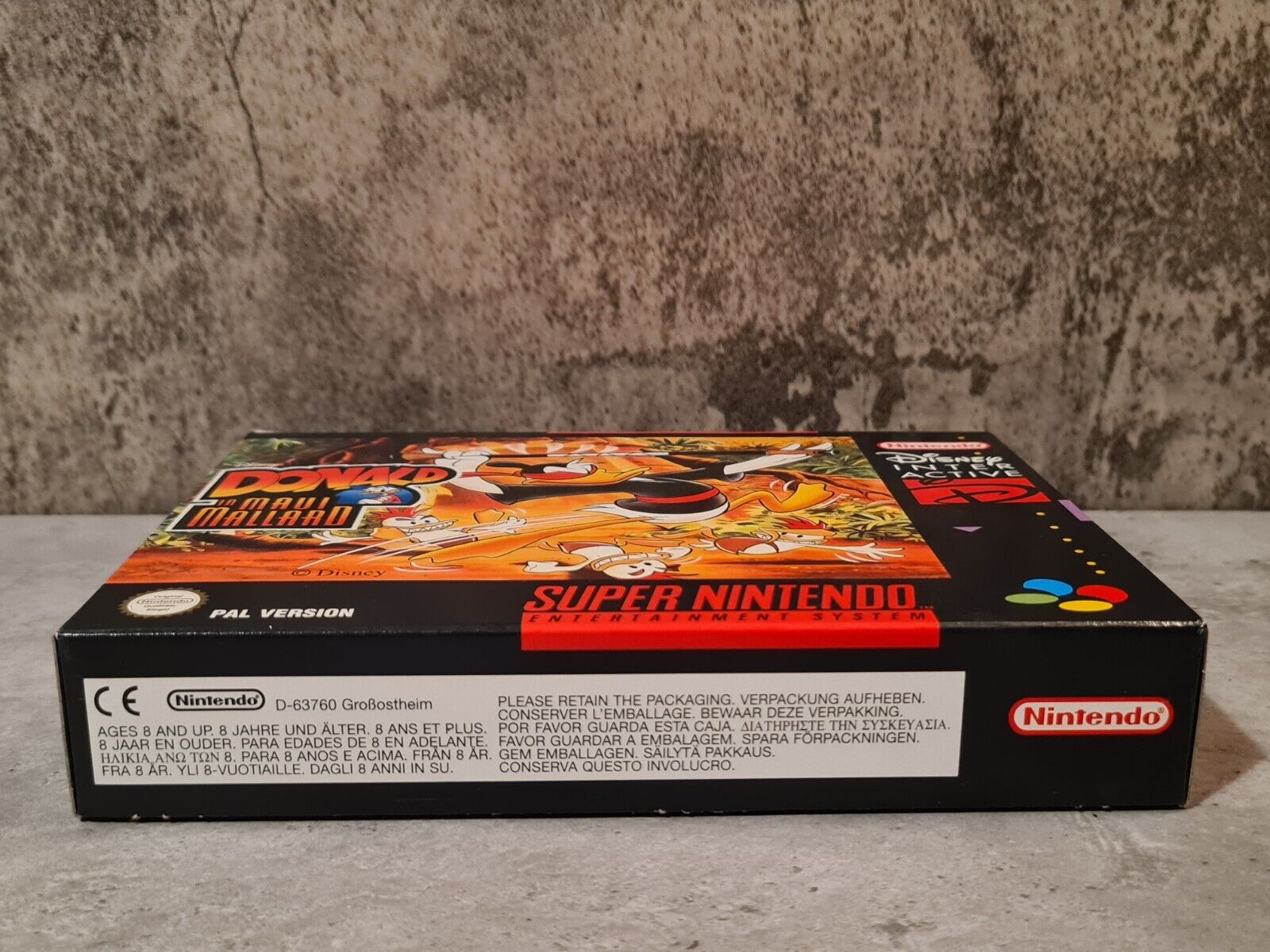 SNES Super Nintendo Donald in Maui Mallard New Old Stock Neu unbenutzt - T-Retro-Games 