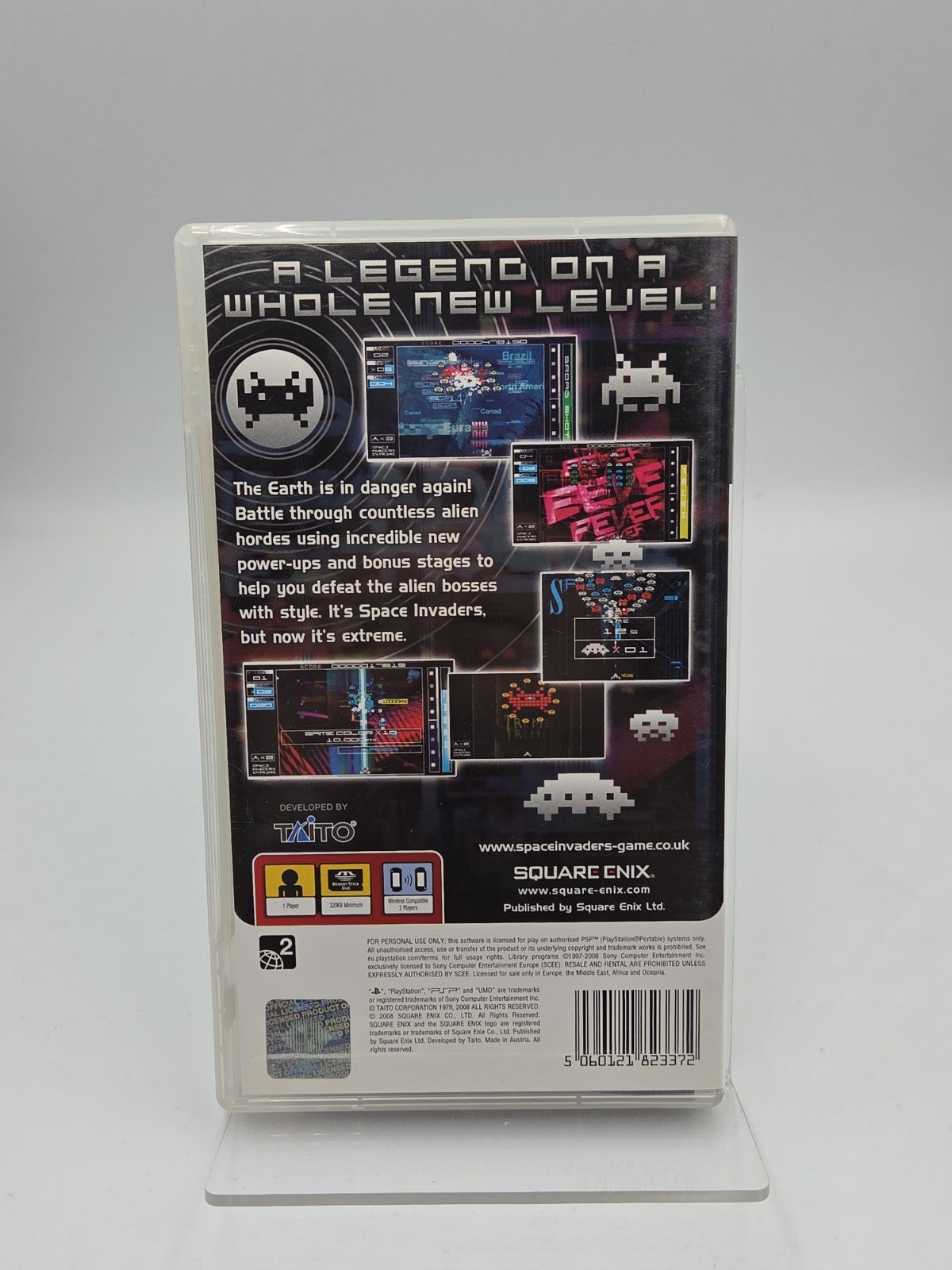 Sony PSP Spiel Space Invaders Extreme mit OVP und Anleitung Englisch