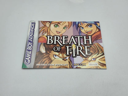 Nintendo Game Boy Advance Breath of Fire mit OVP und Anleitung EUR