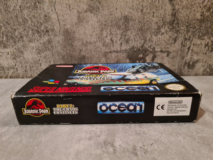 SNES Jurassic Park Part 2: The Chaos Continues mit OVP und Anleitung EUR - T-Retro-Games 
