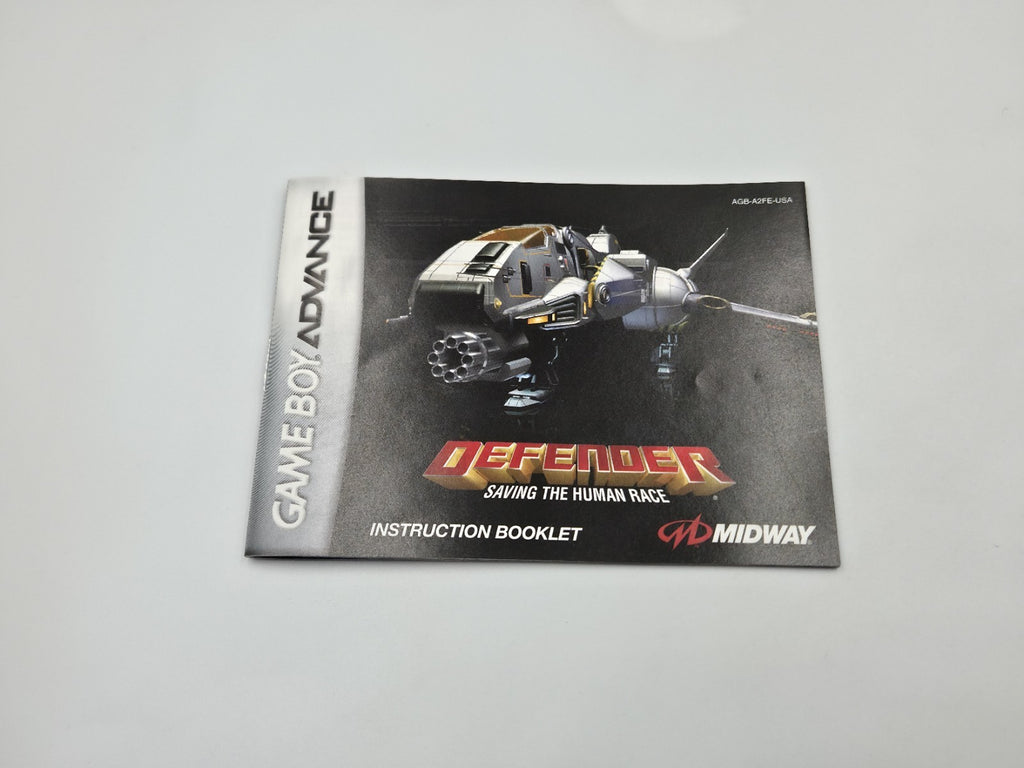 Nintendo Game Boy Advance Spiel Defender mit OVP und Anleitung USA