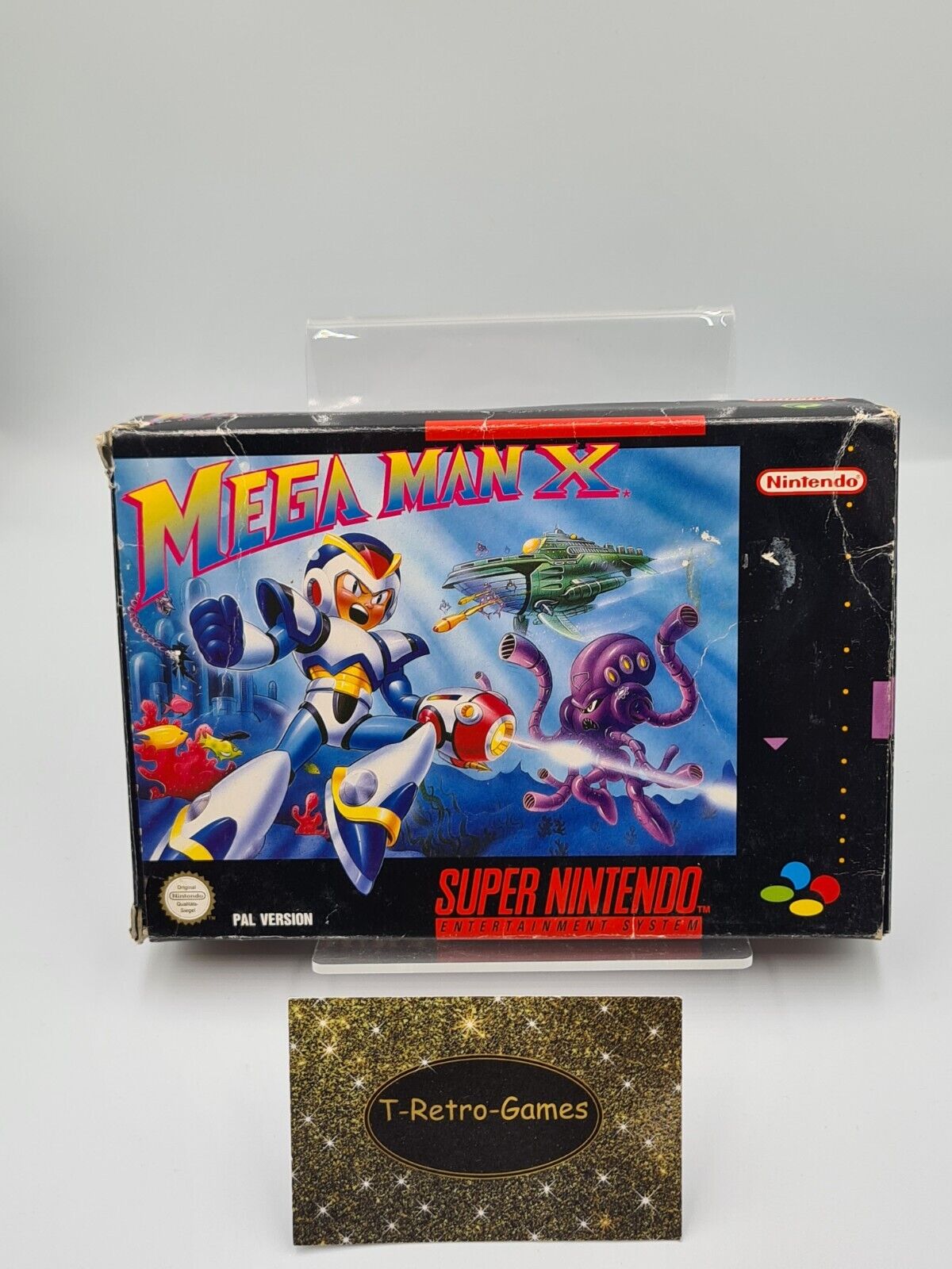 SNES Super Nintendo Mega Man X mit OVP und Anleitung NOE - T-Retro-Games 
