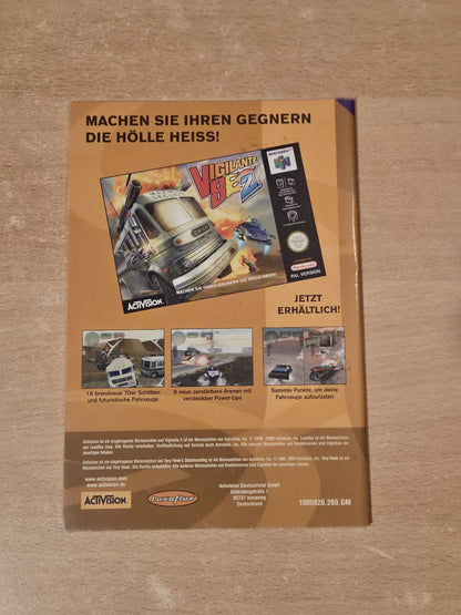 N64 Nintendo 64 Tony Hawk's Skateboarding Instruction Booklet NOE