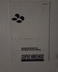 Super Nintendo Consumer Information Spielanleitung Instruction Booklet NOE