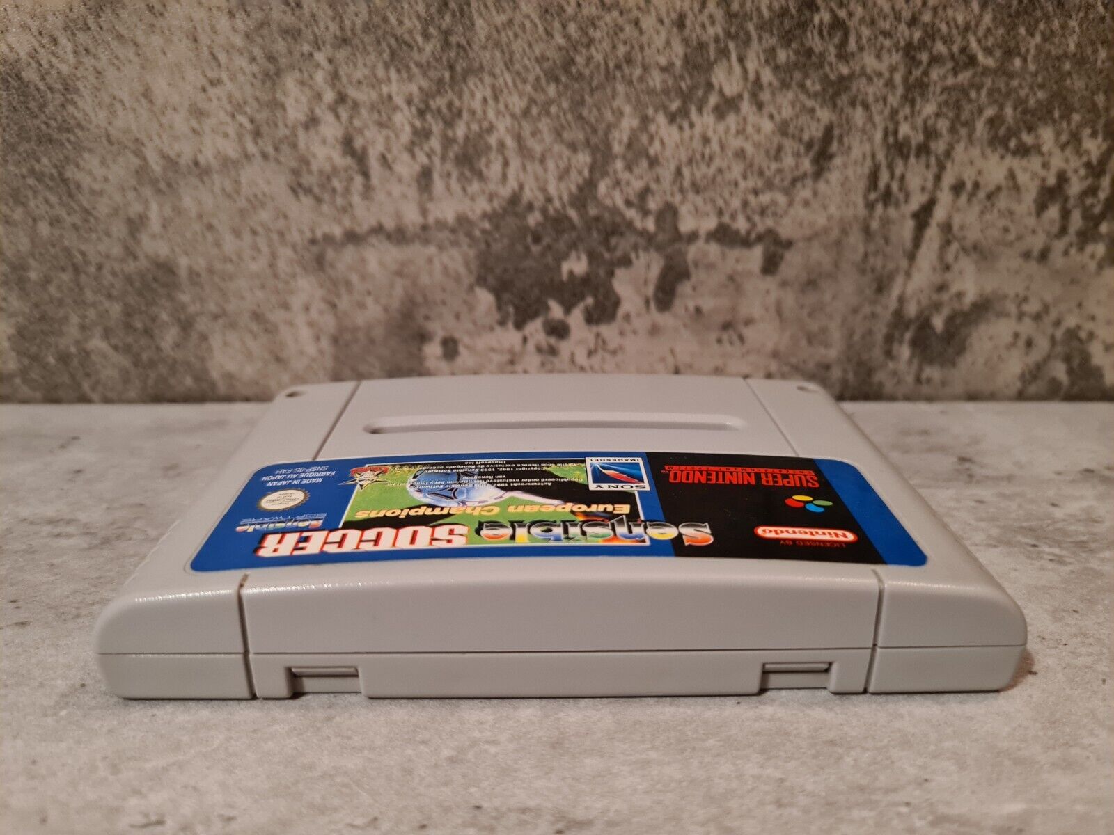 SNES Super Nintendo Sensible Soccer European Champions Modul FAH - T-Retro-Games 