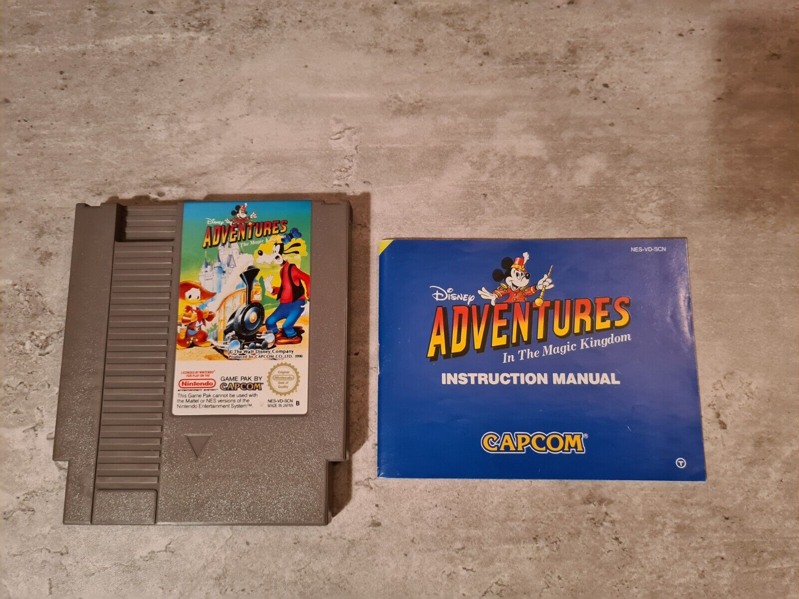 NES Disney Adventures in The Magic Kingdom mit OVP und Anleitung SCN - T-Retro-Games 