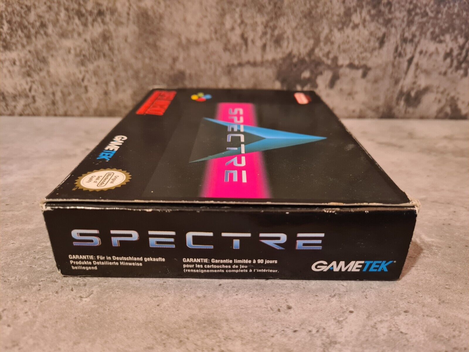 SNES Super Nintendo Spectre mit OVP und Anleitung FRG - T-Retro-Games 