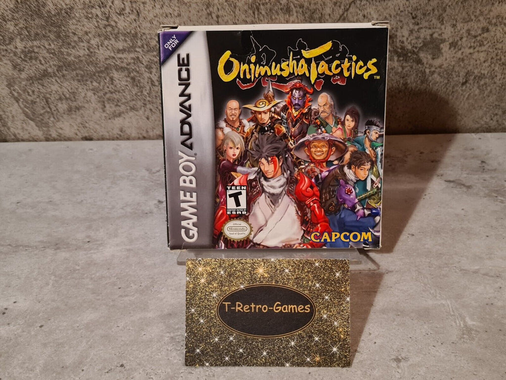 Nintendo Game Boy Advance Onimusha Tactics mit OVP und Anleitung USA - T-Retro-Games 