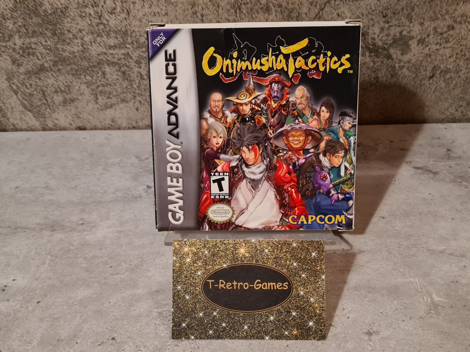 Nintendo Game Boy Advance Onimusha Tactics mit OVP und Anleitung USA - T-Retro-Games 