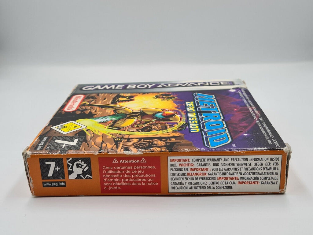 Nintendo Game Boy Advance Metroid Zero Mission mit OVP und Anleitung EUR - T-Retro-Games 