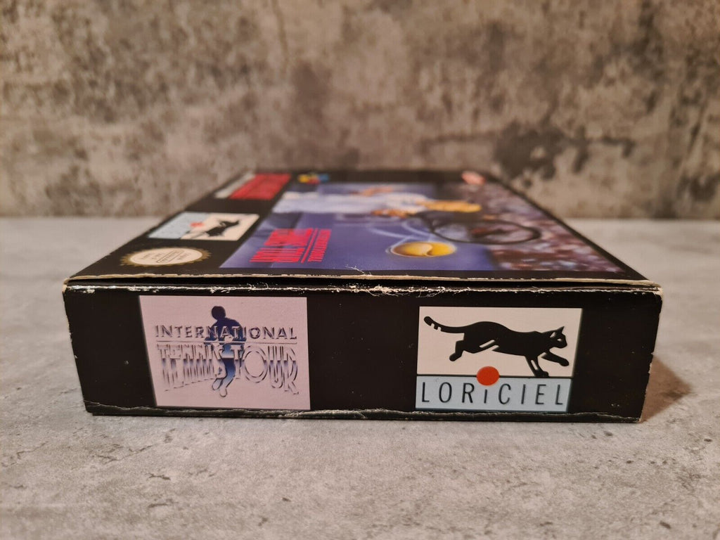 SNES Super Nintendo International Tennis Tour mit OVP und Anleitung UKV - T-Retro-Games 
