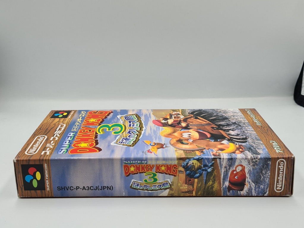 SFC Super Famicom Donkey Kong Country 3 mit OVP und Anleitung Japan - T-Retro-Games 