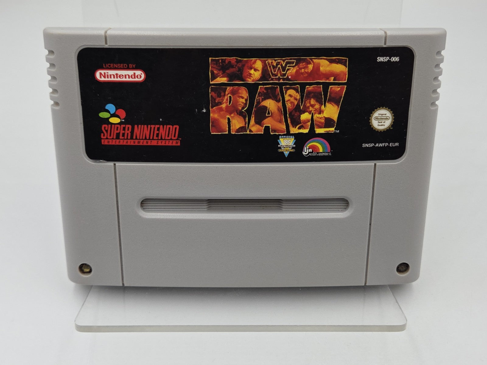 SNES Super Nintendo Spiel WWF Raw EUR Modul