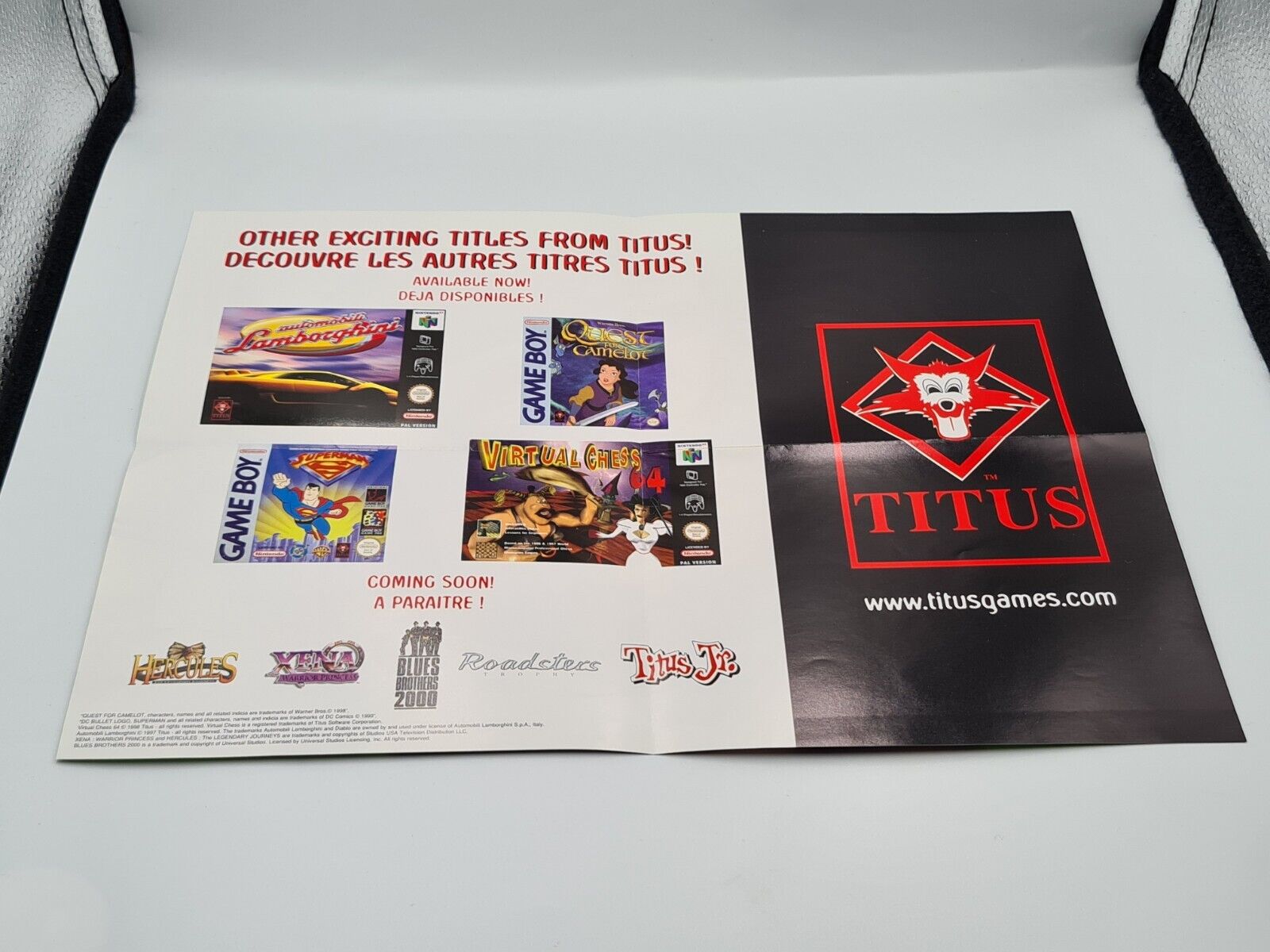 N64 Nintendo 64 Superman mit OVP und Anleitung + Poster EUR - T-Retro-Games 