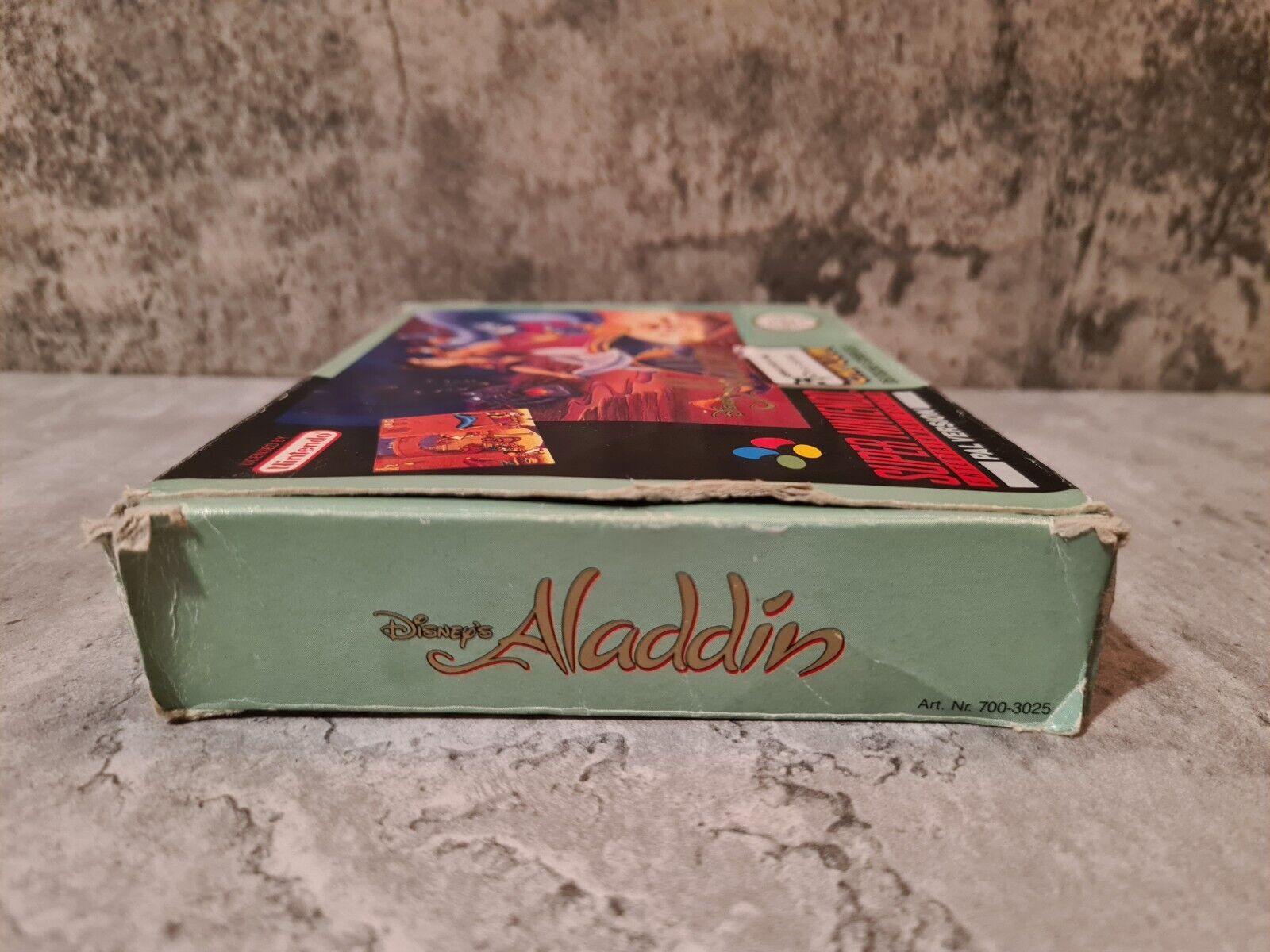 SNES Super Nintendo Disney's Aladdin mit OVP und Anleitung NOE/SFRG - T-Retro-Games 