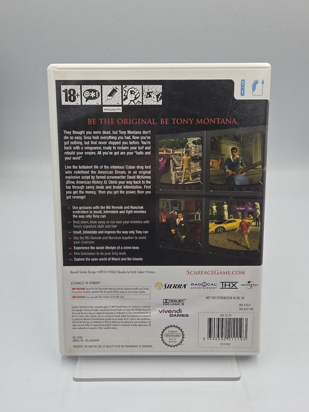 Nintendo Wii Spiel Scarface The World Is Yours mit OVP und Anleitung UKV